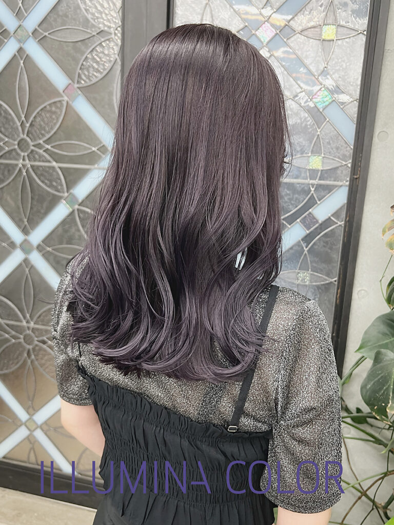 アッシュグレー/レイヤーカット